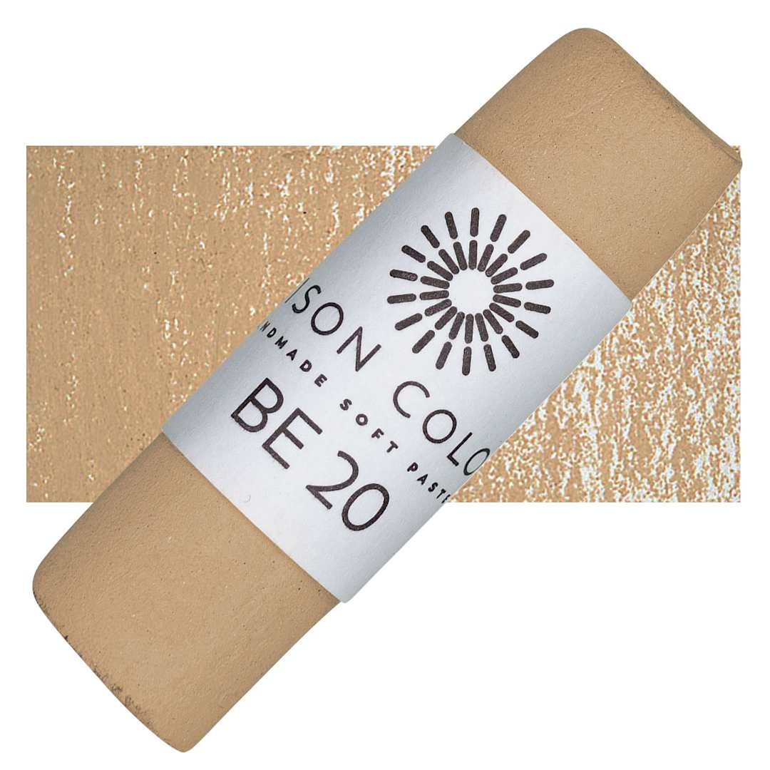 Open in modal - Unison Handmade Pastel - Brown Earth 20 pastel and swatch