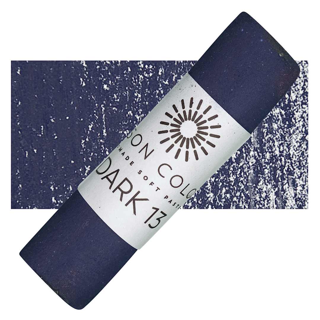 Open in modal - Unison Handmade Pastel - Dark 13 pastel and swatch