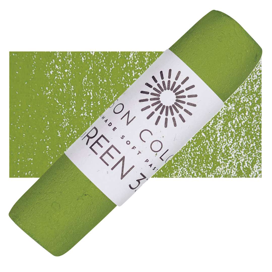 Open in modal - Unison Handmade Pastel - Green 33 pastel and swatch