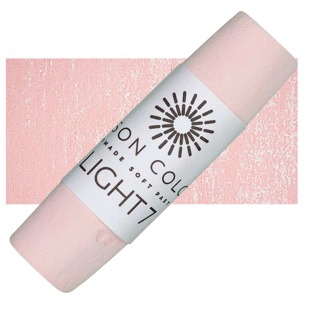 Open in modal - Unison Handmade Pastel - Light 7 pastel and swatch