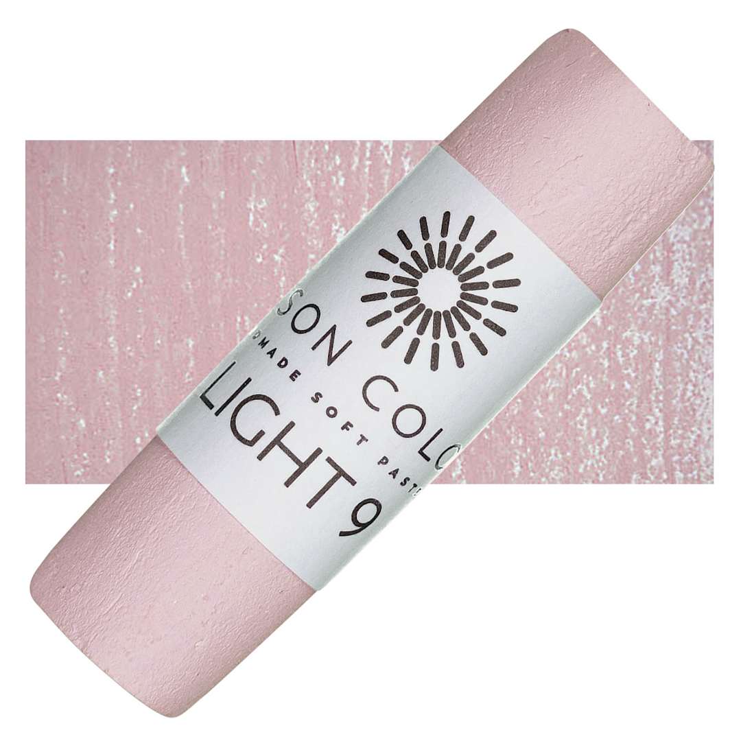 Open in modal - Unison Handmade Pastel - Light 9 pastel and swatch