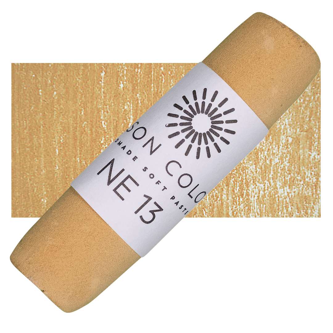 Open in modal - Unison Handmade Pastel - Natural Earth 13 pastel and swatch