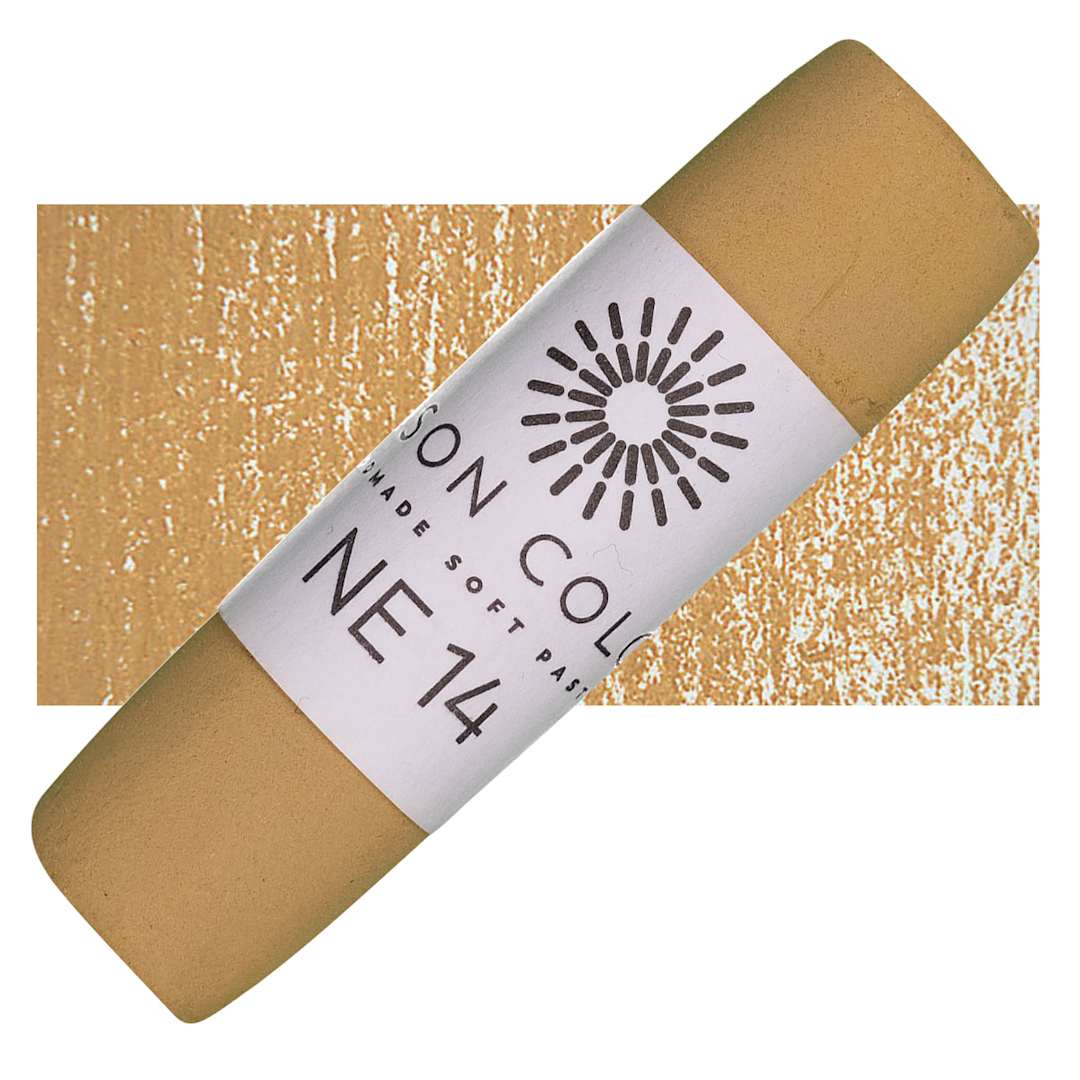 Open in modal - Unison Handmade Pastel - Natural Earth 14 pastel and swatch