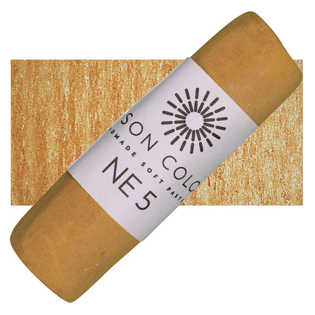 Open in modal - Unison Handmade Pastel - Natural Earth 5 pastel and swatch