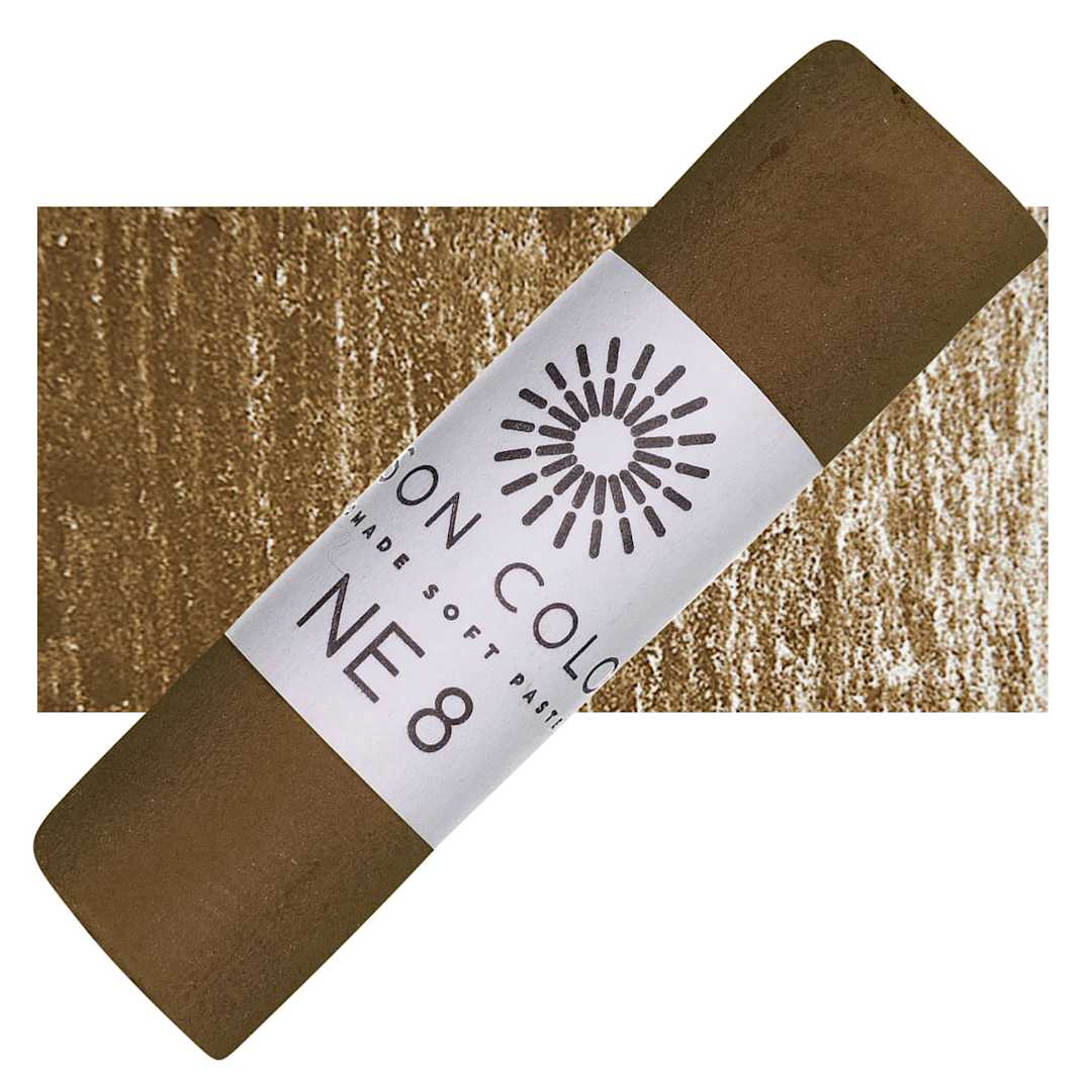 Open in modal - Unison Handmade Pastel - Natural Earth 8 pastel and swatch