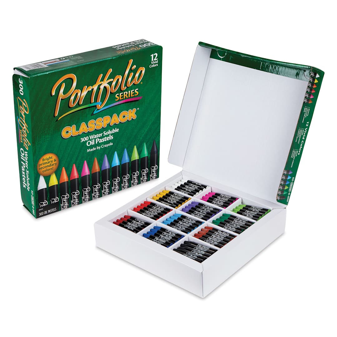 Open in modal - Portfolio Series Watersoluble Oil Pastel Set - Assorted Colors, Class Pack of 300