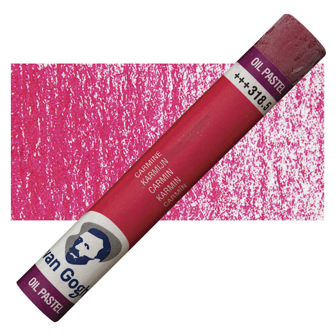 Open in modal - Van Gogh Oil Pastel - Carmine 318.5 oil pastel and swatch