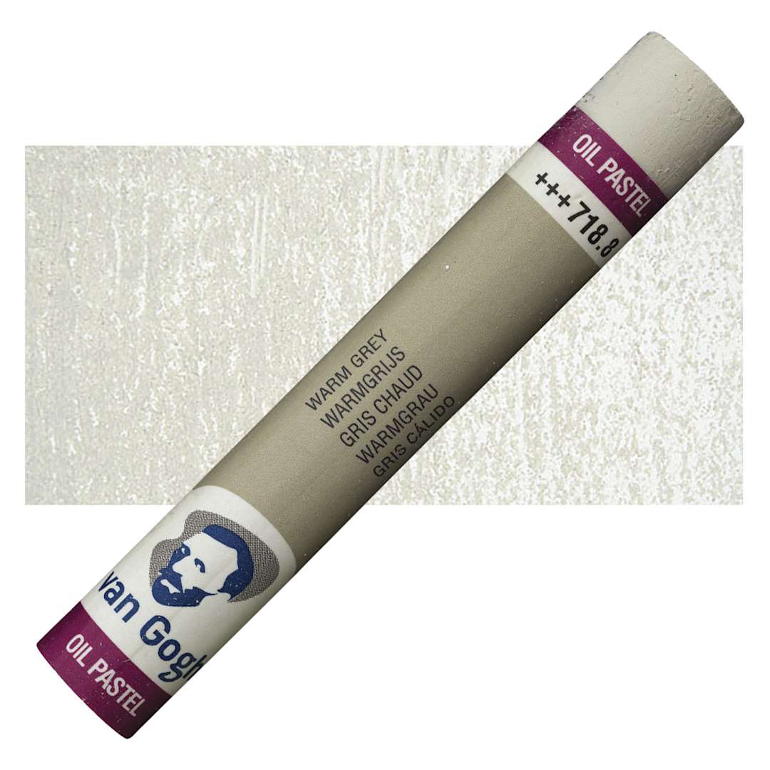 Open in modal - Van Gogh Oil Pastel - Warm Gray 718.8 oil pastel and swatch