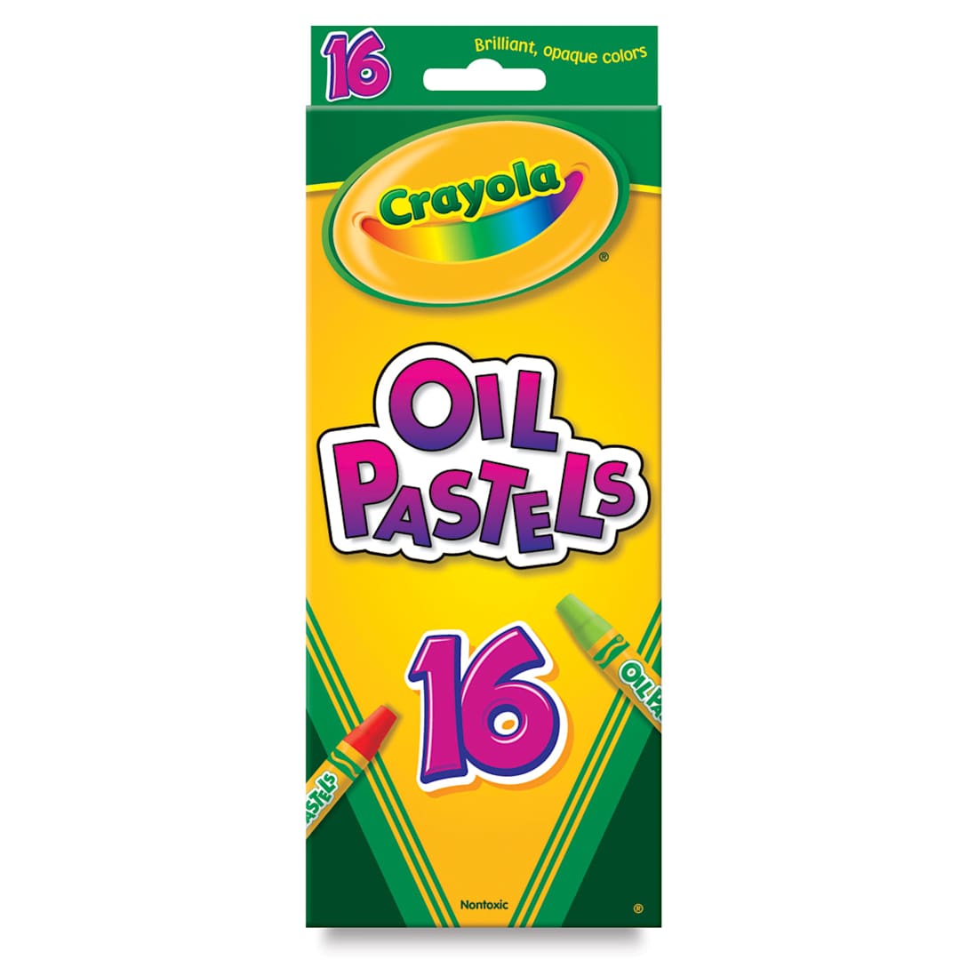 Open in modal - Crayola Oil Pastels - Assorted Colors, Set of 16. In package.