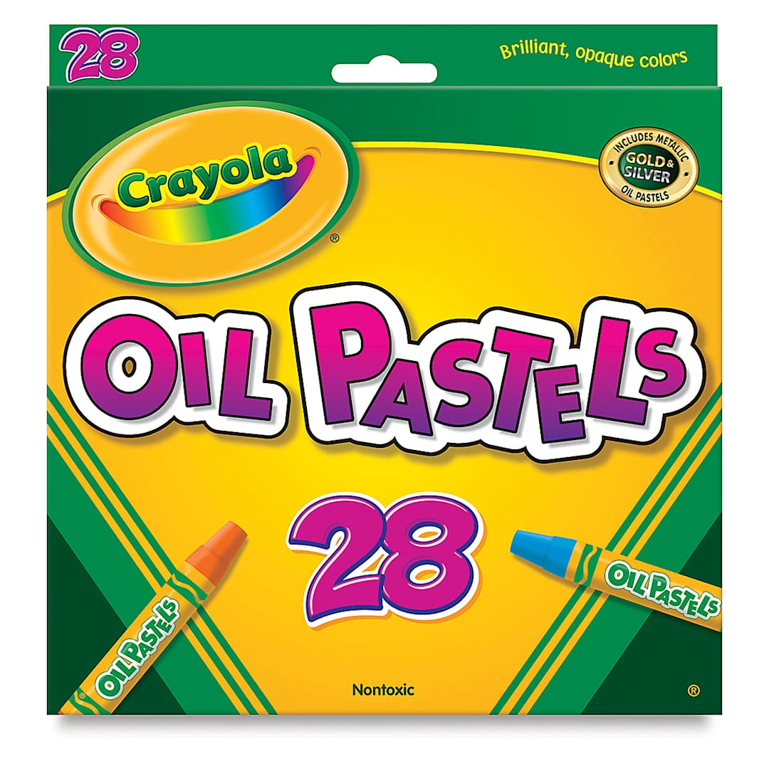 Open in modal - Crayola Oil Pastels, Set of 28 Colors. In package.  