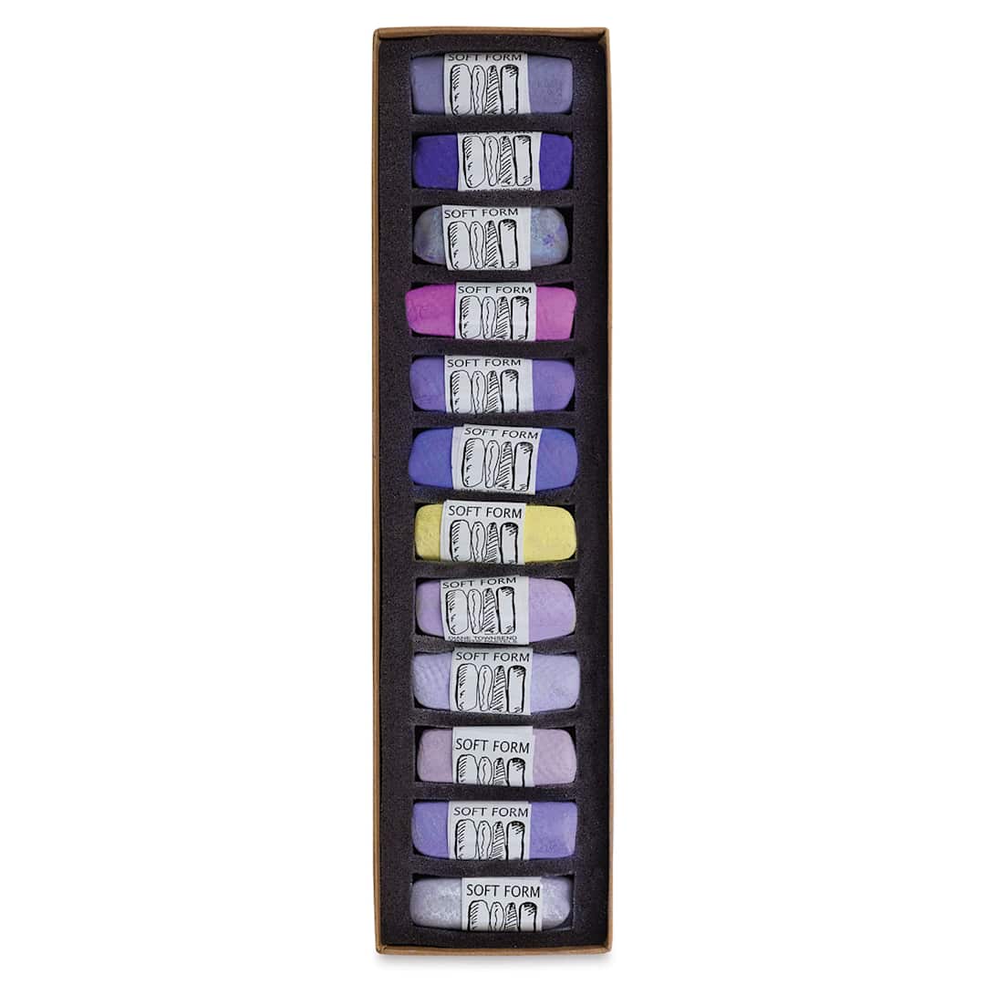 Open in modal - Purple Haze, Set of 12 Pastels in Tray