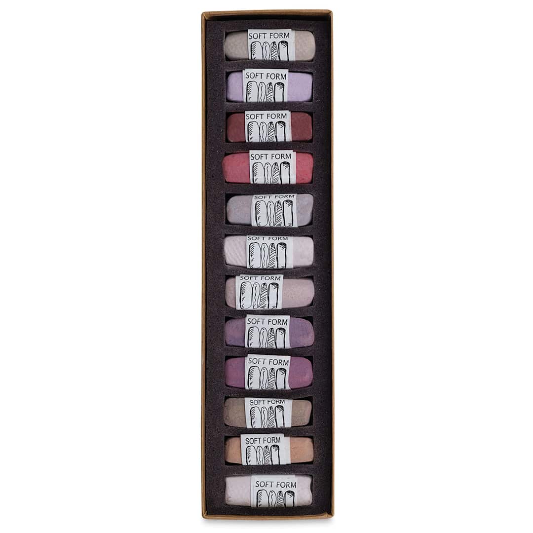 Open in modal - Misty Mauve, Set of 12 Pastels in Tray