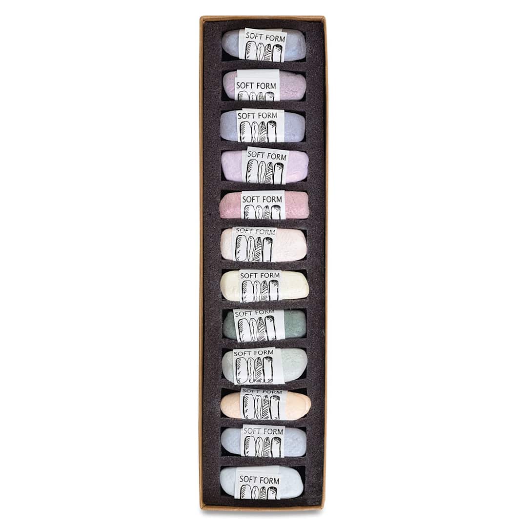 Open in modal - Iridescent, Set of 12  Pastels in Tray