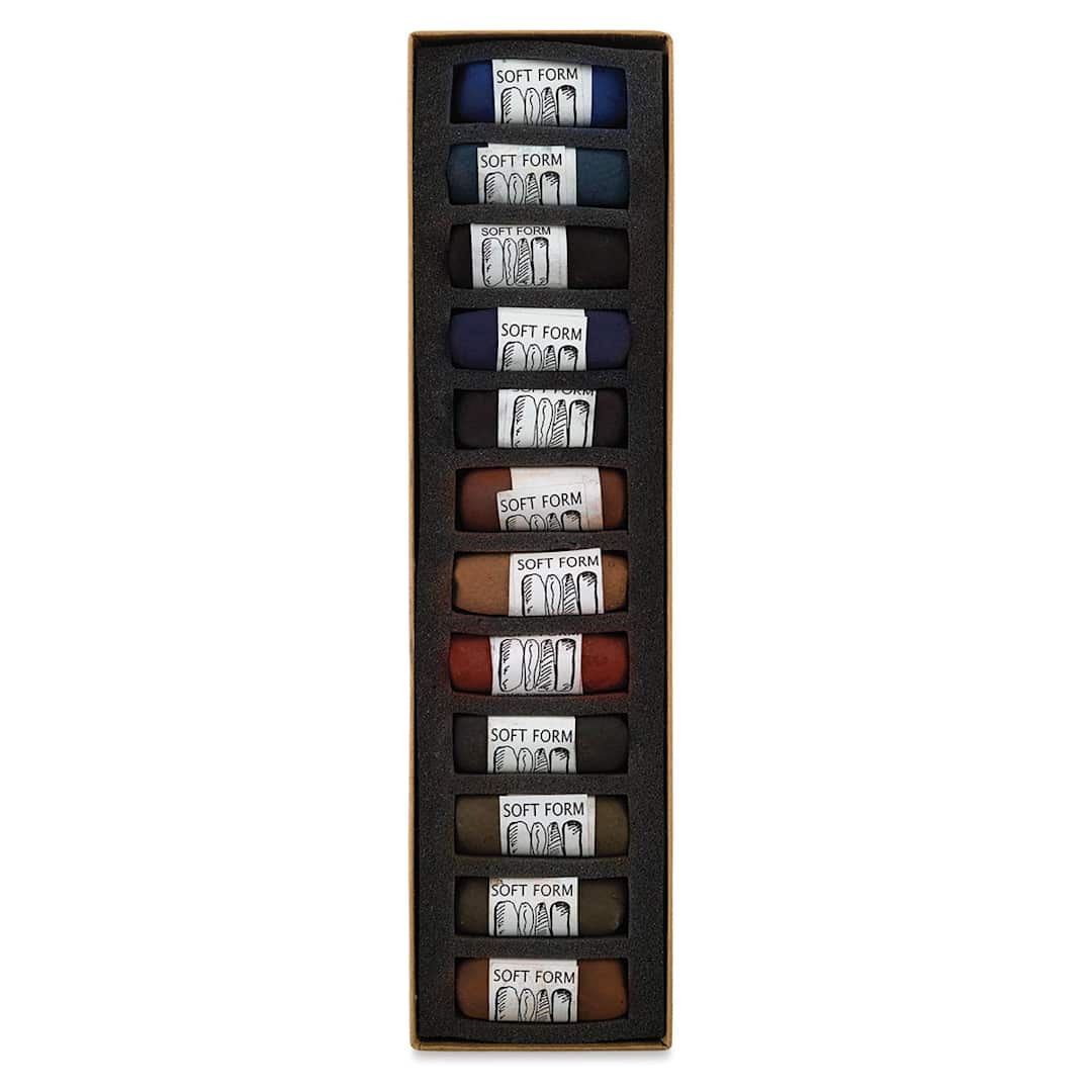 Open in modal - Dark, Set of 12 Pastels in Tray