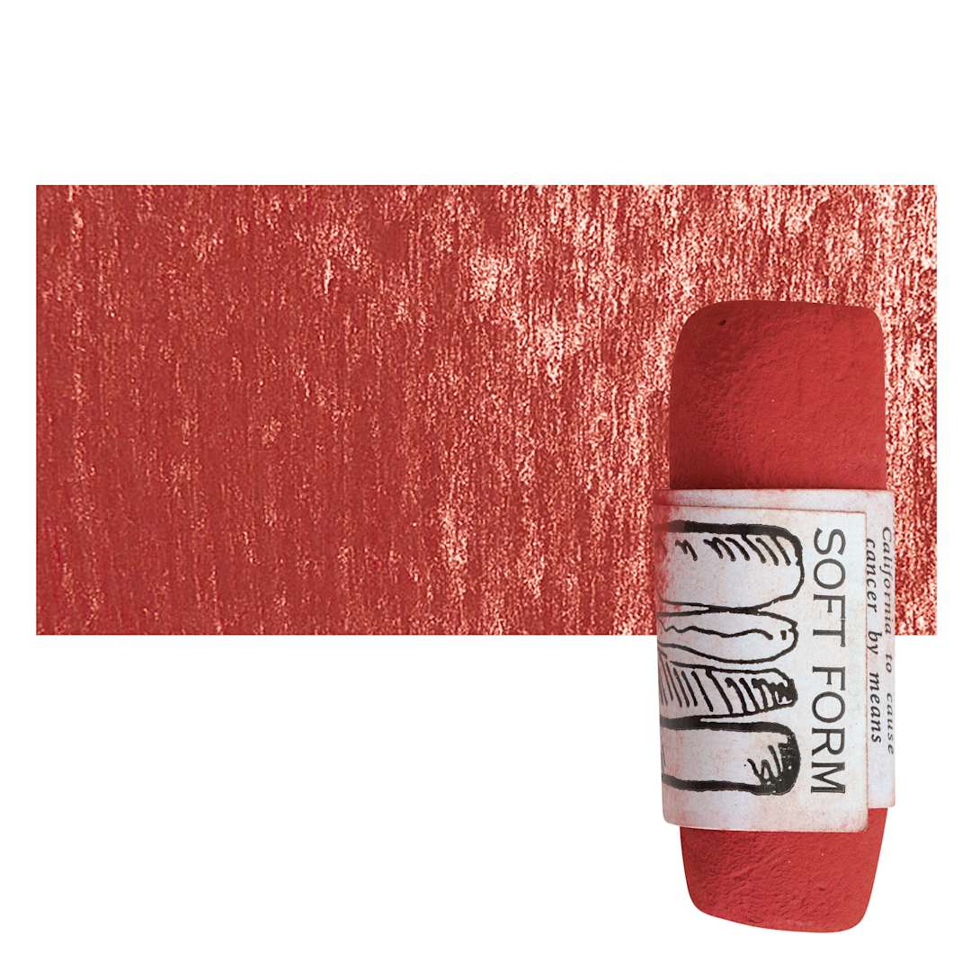 Open in modal - Townsend Artists' Soft Form Pastel - Naphthol Red Light 036D pastel and swatch