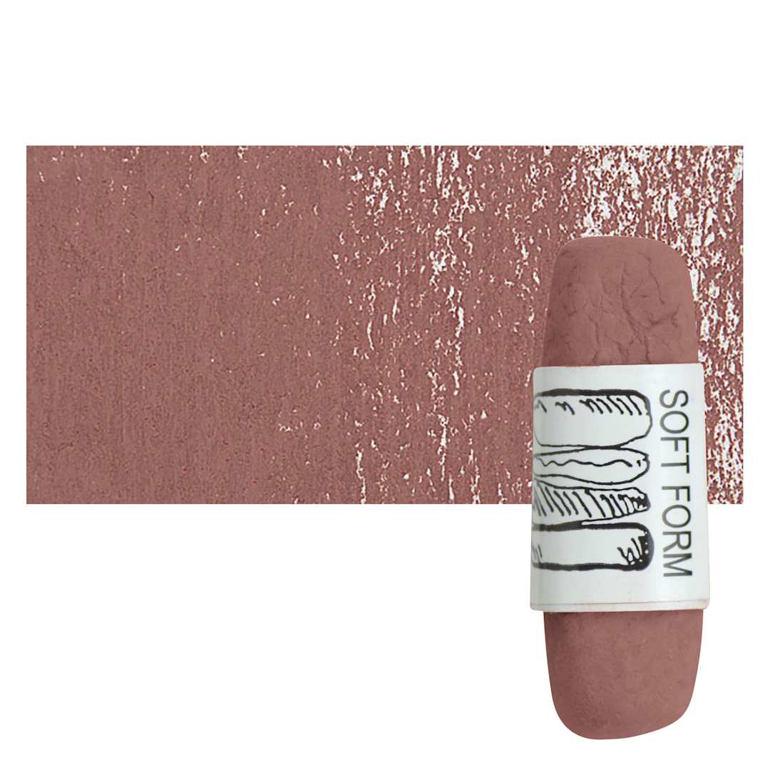 Open in modal - Townsend Artists' Soft Form Pastel - Cadmium Dark Light pastel and swatch