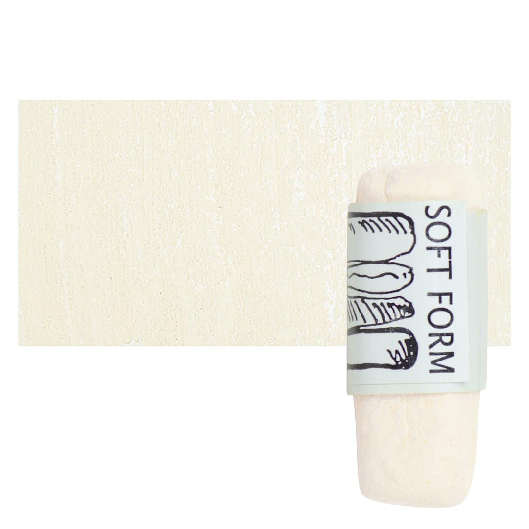 Open in modal - Townsend Artists' Soft Form Pastel - Pale Yellow (Dark) pastel and swatch