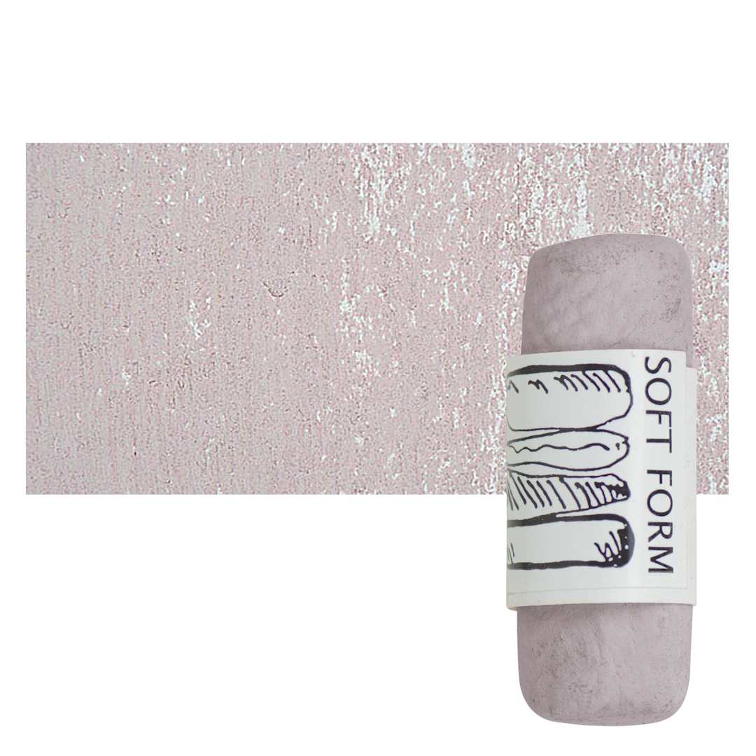Open in modal - Townsend Artists' Soft Form Pastel - Medium Mauve (Light) pastel and swatch