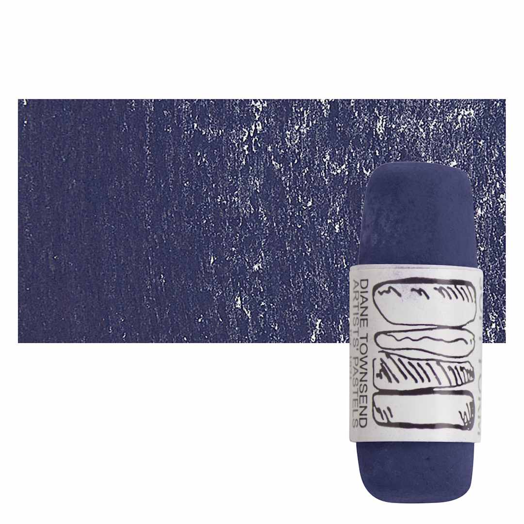 Open in modal - Townsend Artists' Soft Form Pastel - Dark Violet 056 pastel and swatch