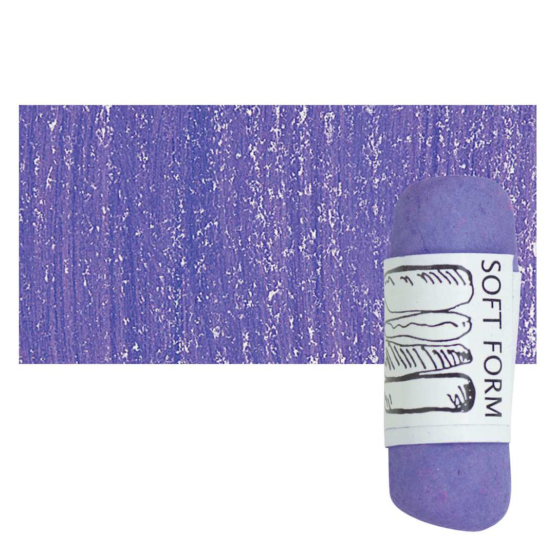 Open in modal - Townsend Artists' Soft Form Pastel - Bright Violet Light pastel and swatch