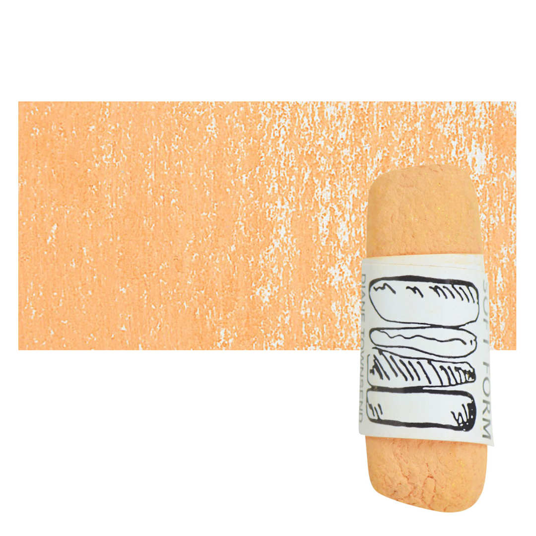 Open in modal - Townsend Artists' Soft Form Pastel - Cadmium Red Orange (Light) pastel and swatch