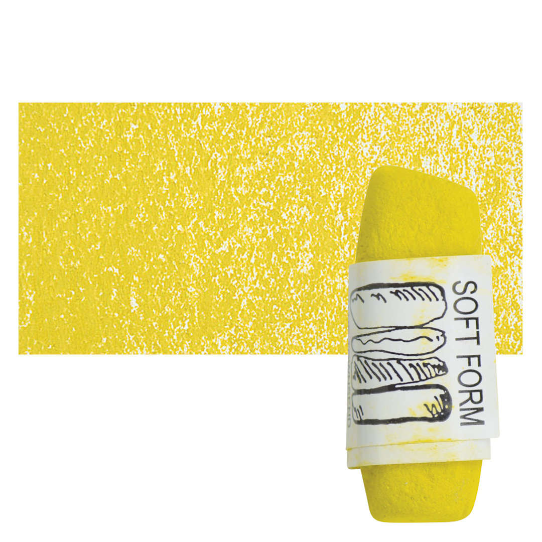 Open in modal - Townsend Artists' Soft Form Pastel - Chartreuse Dark pastel and swatch