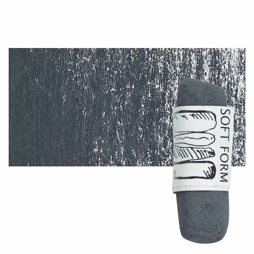 Open in modal - Townsend Artists' Soft Form Pastel - Dark Blue Green pastel and swatch