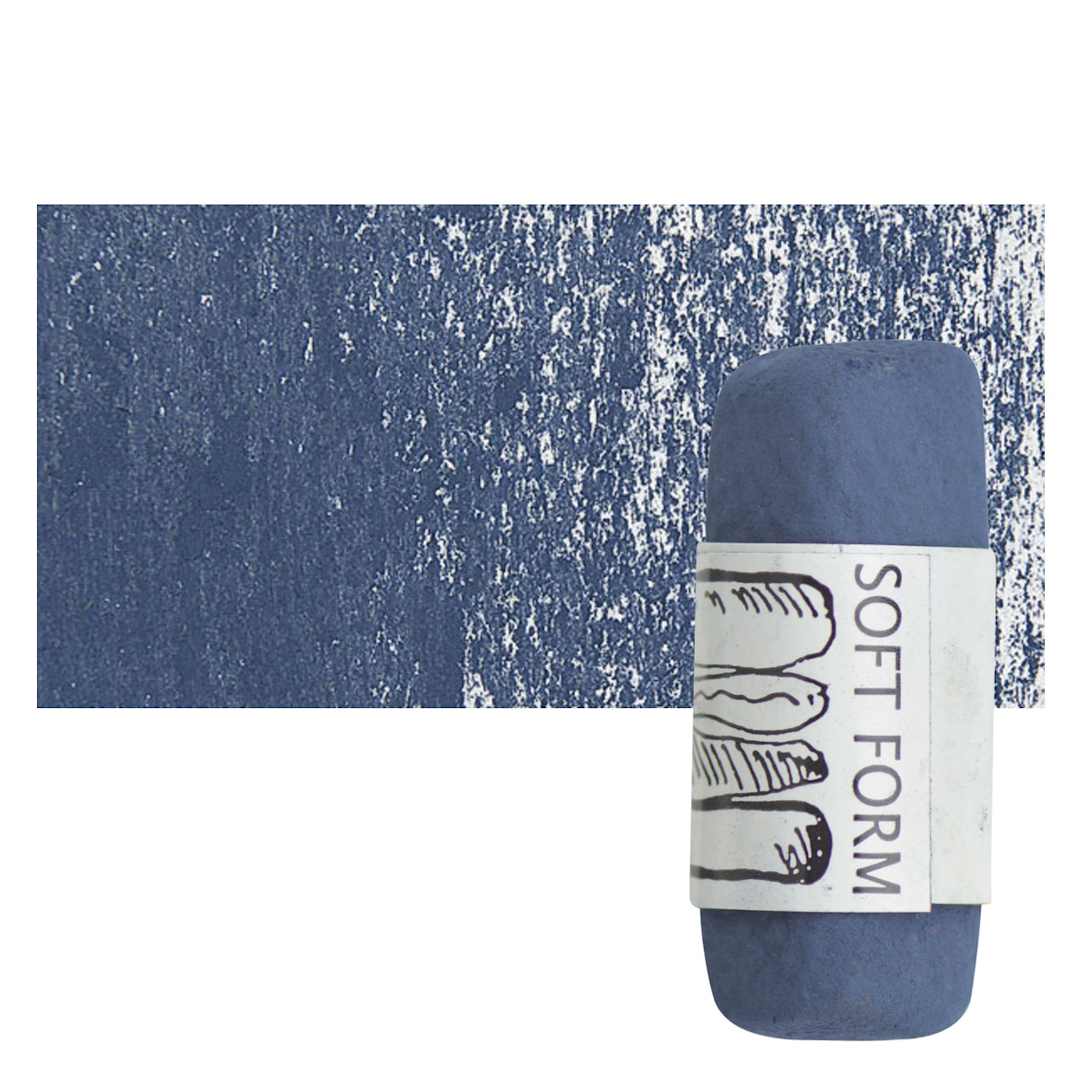 Open in modal - Townsend Artists' Soft Form Pastel - Dark Blue Green pastel and swatch