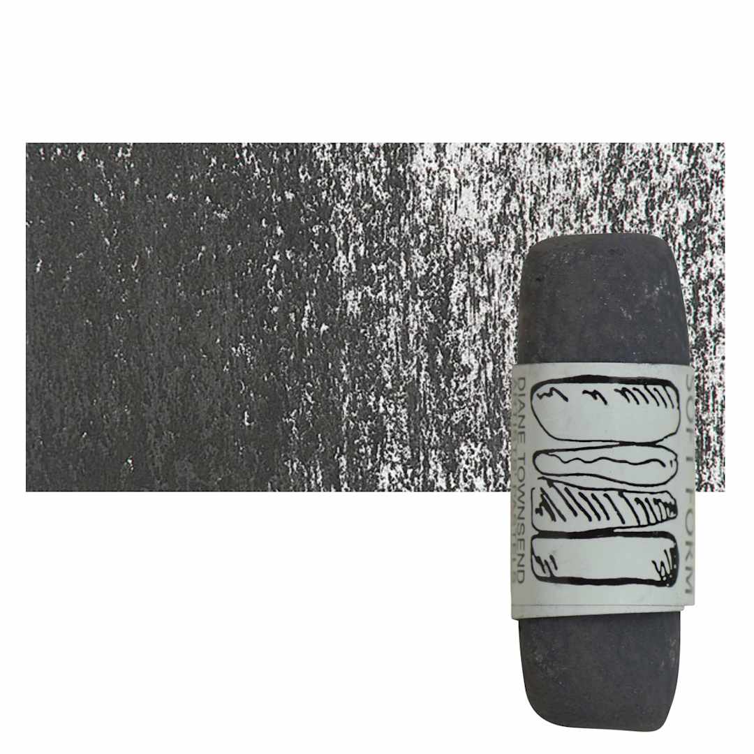 Open in modal - Townsend Artists' Soft Form Pastel - Dark Gray (Light) pastel and swatch