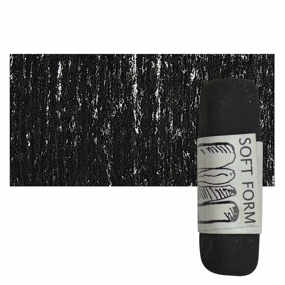 Open in modal - Townsend Artists' Soft Form Pastel - Dark Gray 069 pastel and swatch