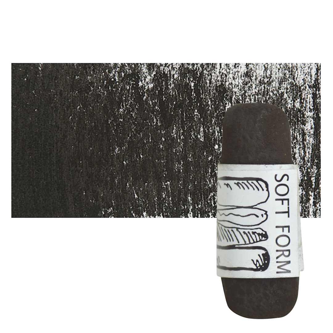 Open in modal - Townsend Artists' Soft Form Pastel - Dark Olive (Dark) pastel and swatch