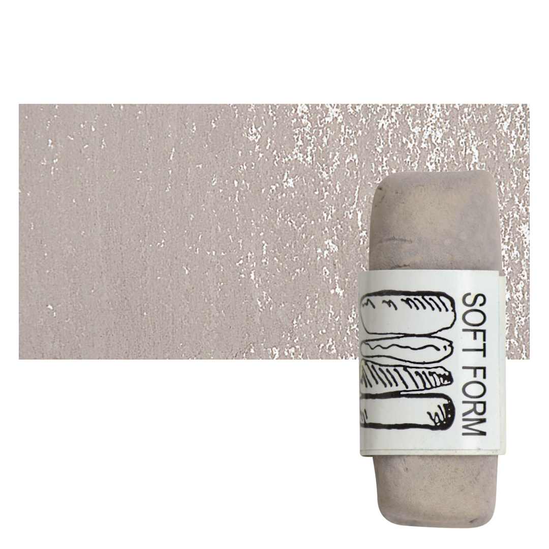 Open in modal - Townsend Artists' Soft Form Pastel - Dark Orange Gray pastel and swatch