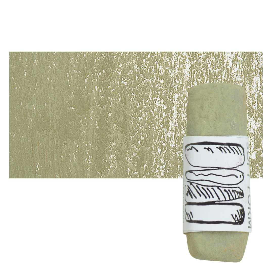 Open in modal - Townsend Artists' Soft Form Pastel - Gray Green (Dark) pastel and swatch