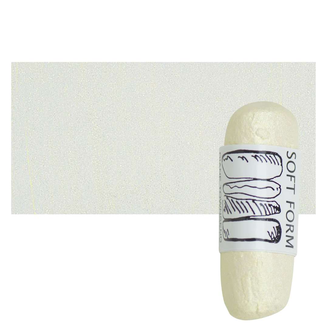 Open in modal - Townsend Artists' Soft Form Pastel - Iridescent Yellow 504 pastel and swatch