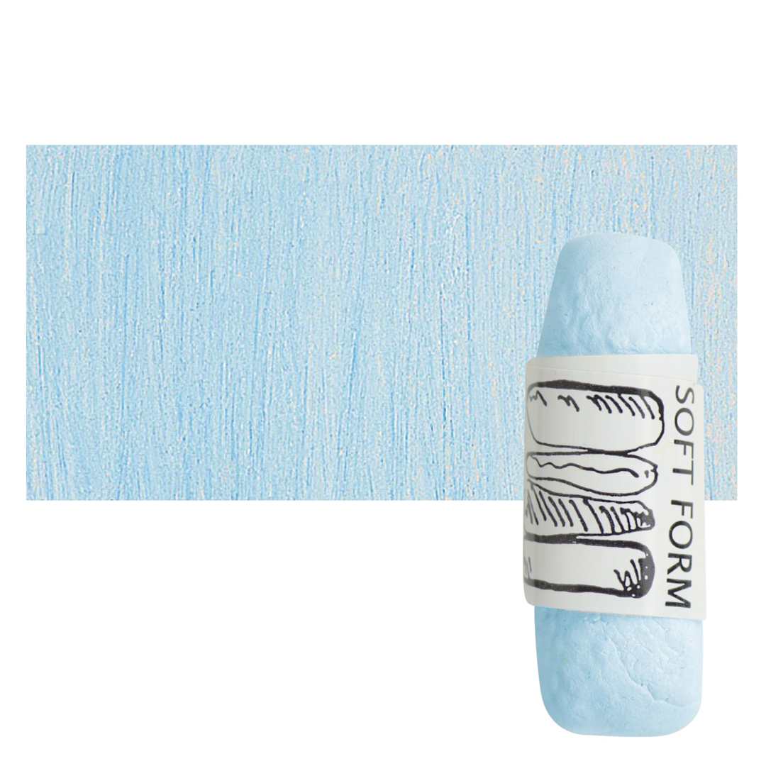 Open in modal - Townsend Artists' Soft Form Pastel - Light Phthalo Blue (Light) pastel and swatch