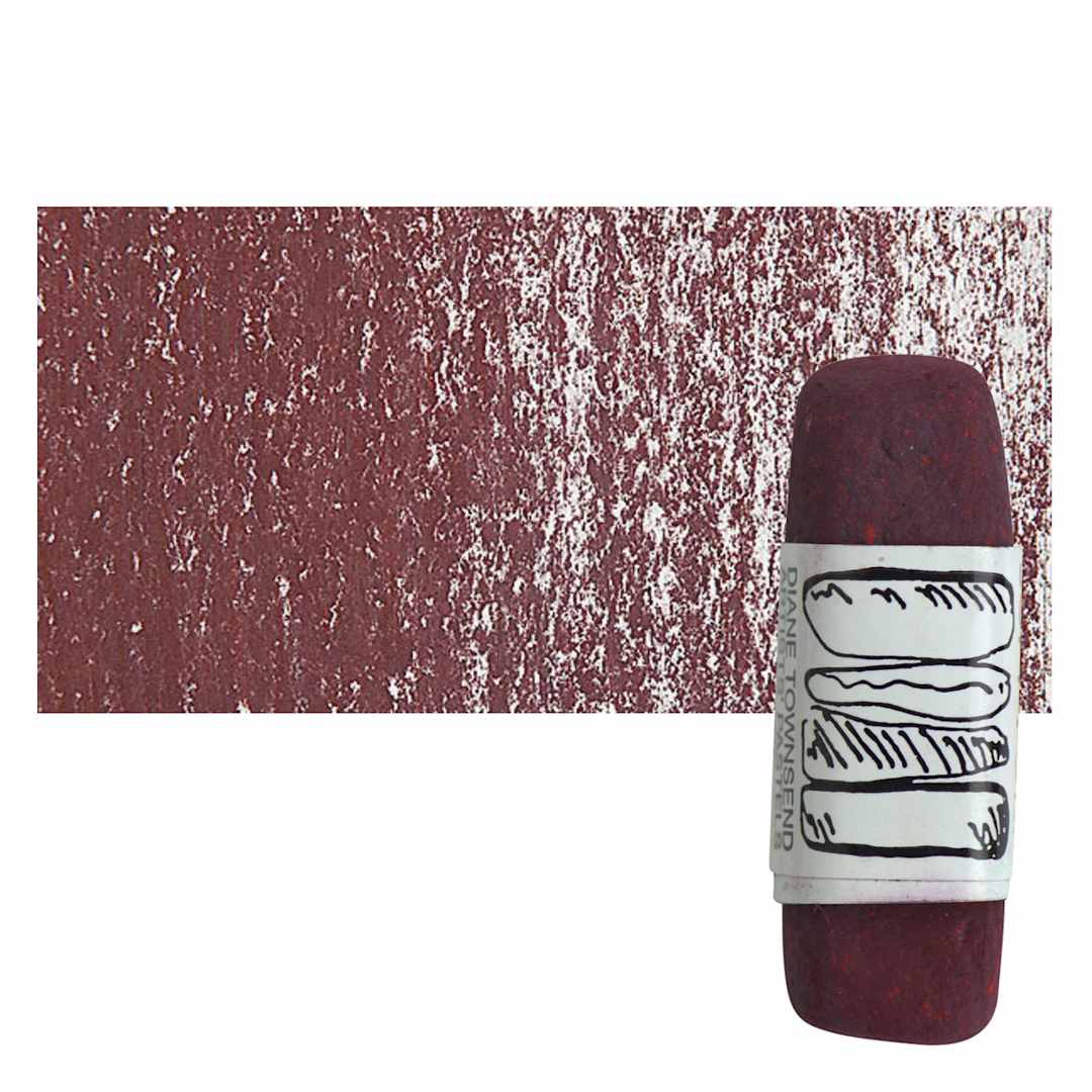 Open in modal - Townsend Artists' Soft Form Pastel - Magenta Red Dark (Dark) pastel and swatch