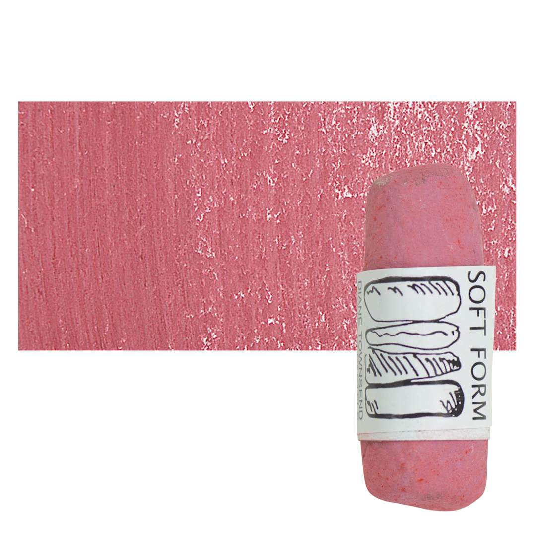 Open in modal - Townsend Artists' Soft Form Pastel - Magenta Red Dark (Light) pastel and swatch