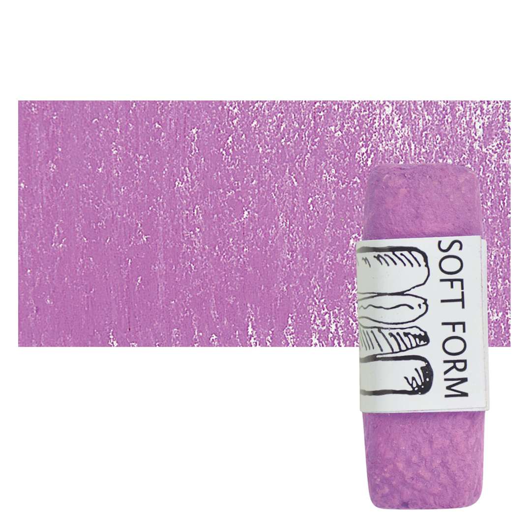 Open in modal - Townsend Artists' Soft Form Pastel - Manganese Violet 013 pastel and swatch