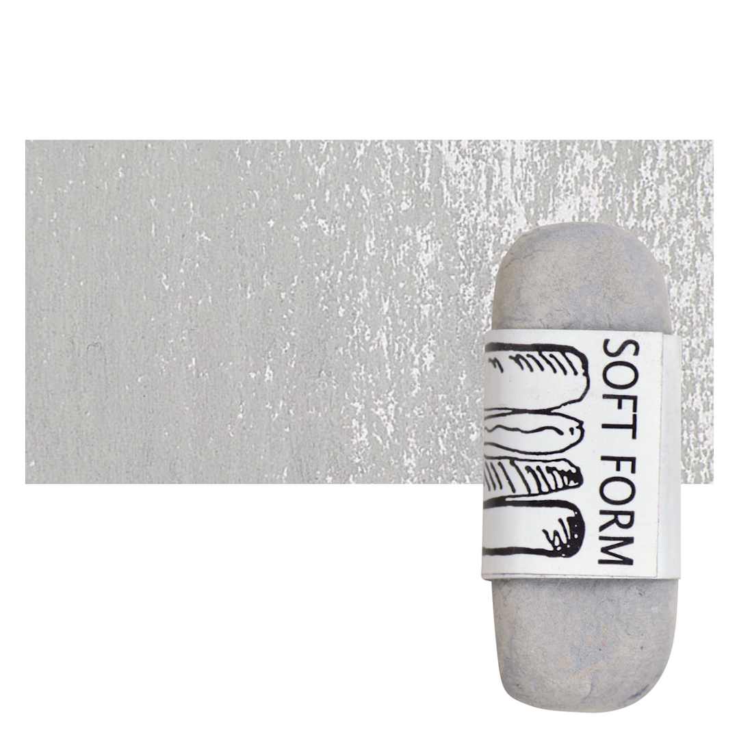 Open in modal - Townsend Artists' Soft Form Pastel - Medium Gray (Light) pastel and swatch