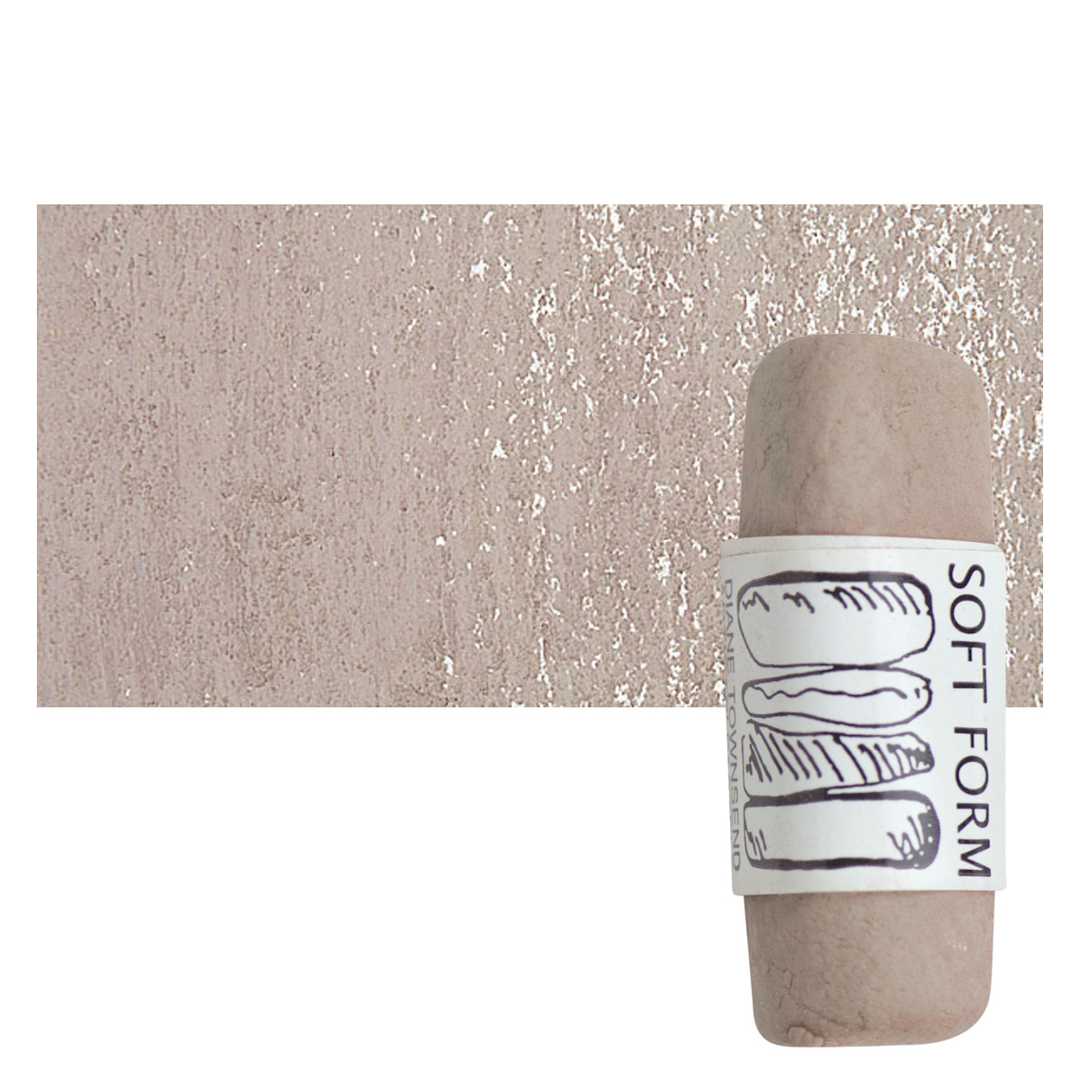 Open in modal - Townsend Artists' Soft Form Pastel - Medium Mauve (Dark) pastel and swatch
