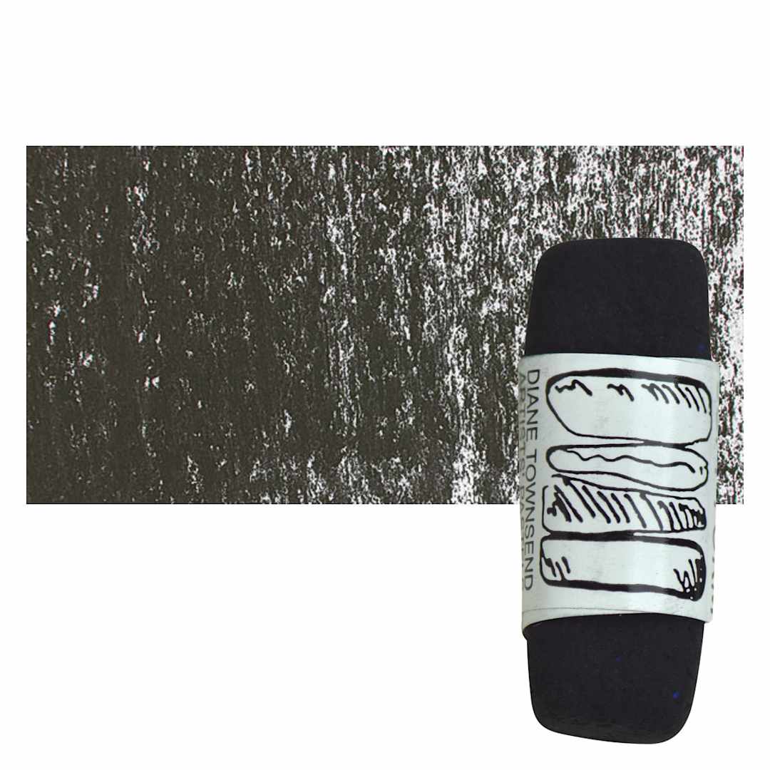 Open in modal - Townsend Artists' Soft Form Pastel - Midnight Blue (Dark) pastel and swatch