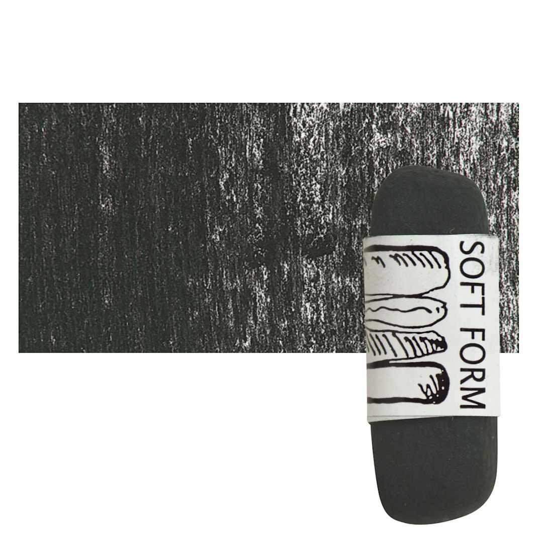 Open in modal - Townsend Artists' Soft Form Pastel - Midnight Green (Dark) pastel and swatch