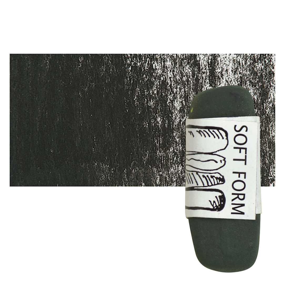 Open in modal - Townsend Artists' Soft Form Pastel - Midnight Green (Light) pastel and swatch