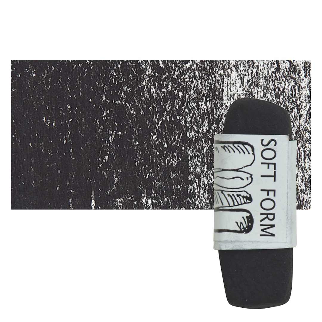 Open in modal - Townsend Artists' Soft Form Pastel - Midnight Red (Dark) pastel and swatch