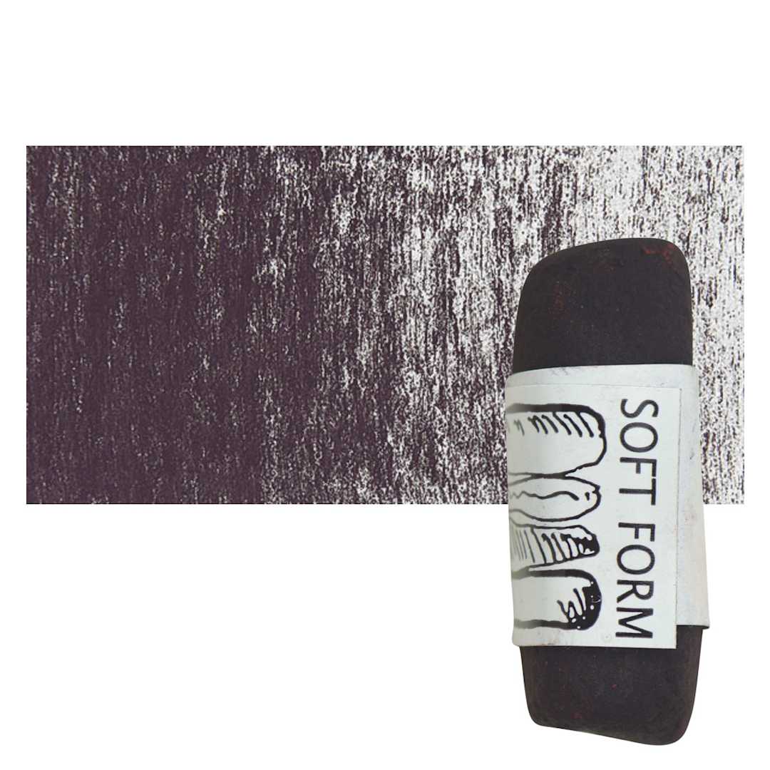 Open in modal - Townsend Artists' Soft Form Pastel - Midnight Red (Light) pastel and swatch