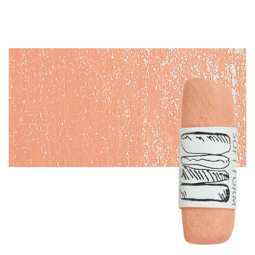 Open in modal - Townsend Artists' Soft Form Pastel - Naphthol Red Sienna (Light) pastel and swatch