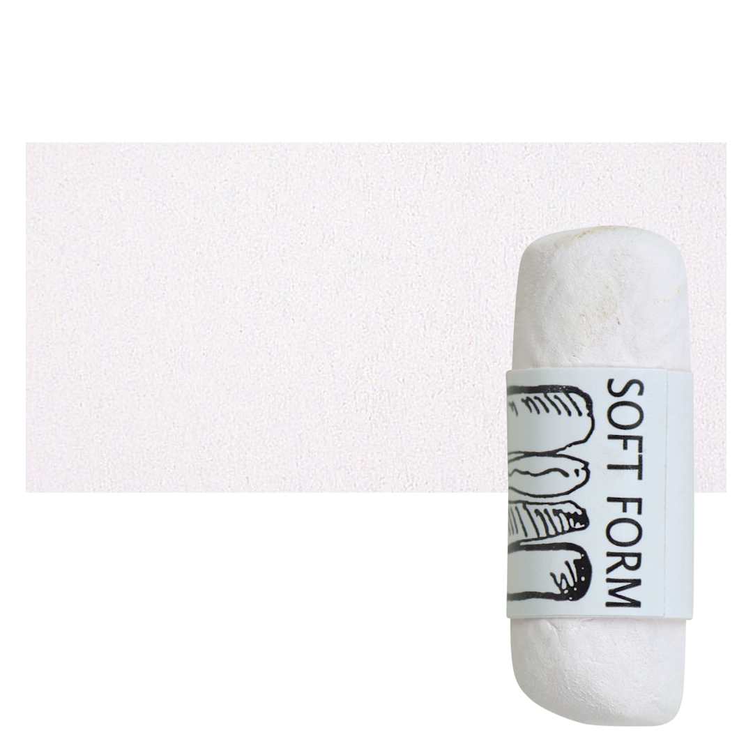 Open in modal - Townsend Artists' Soft Form Pastel - Off White Pink (Dark) pastel and swatch