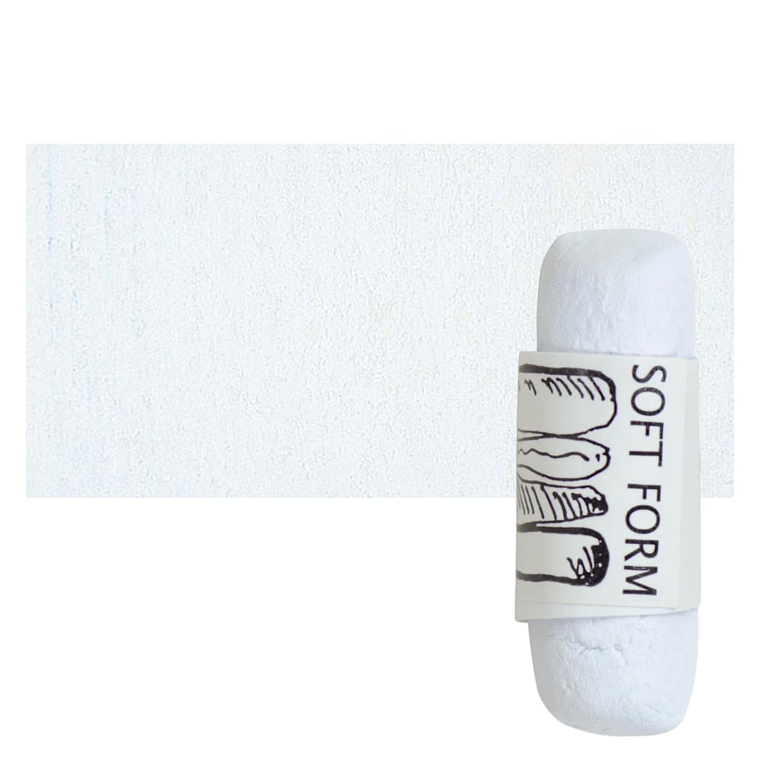 Open in modal - Townsend Artists' Soft Form Pastel - Off White Blue (Dark) pastel and swatch
