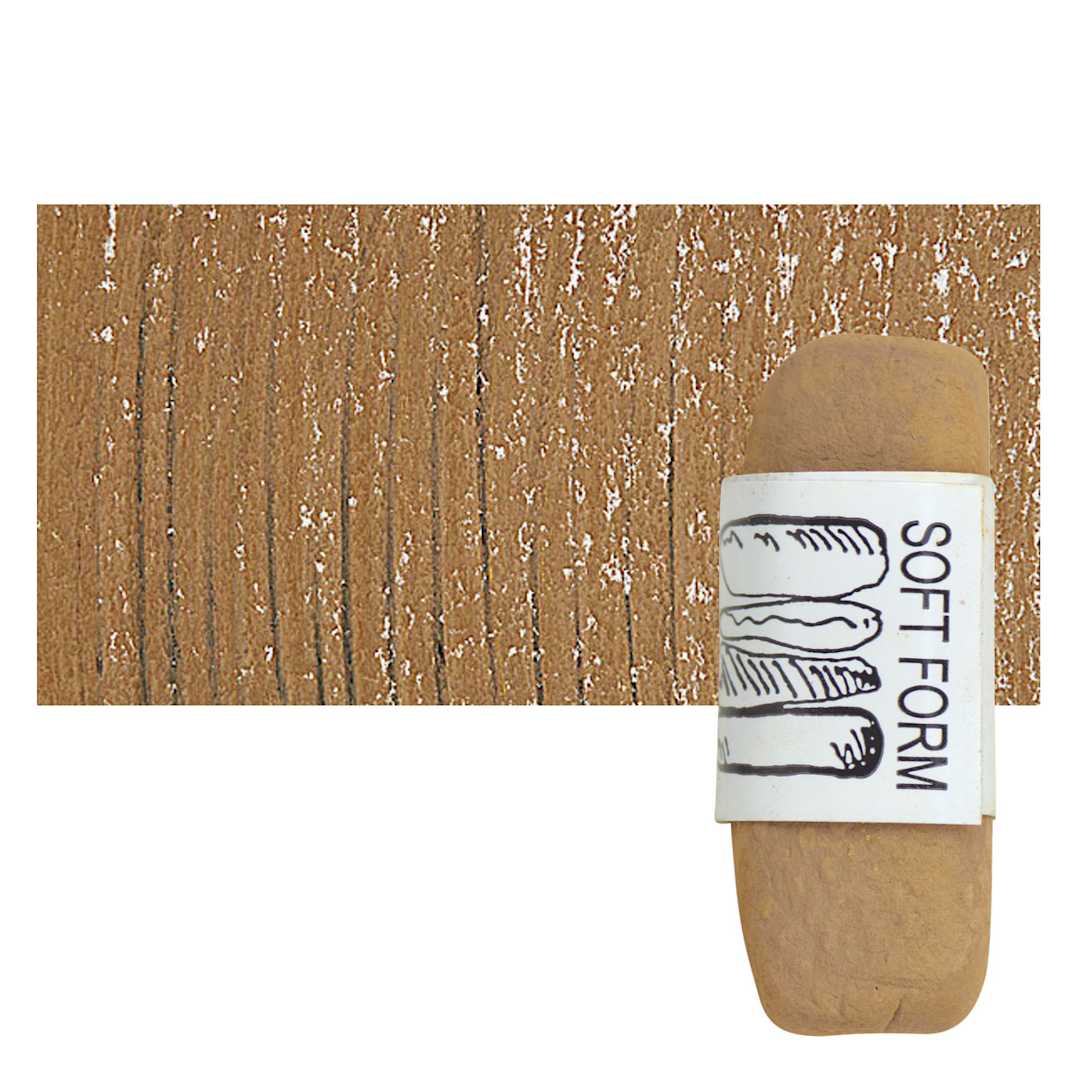 Open in modal - Townsend Artists' Soft Form Pastel - Orange Gray (Dark) pastel and swatch