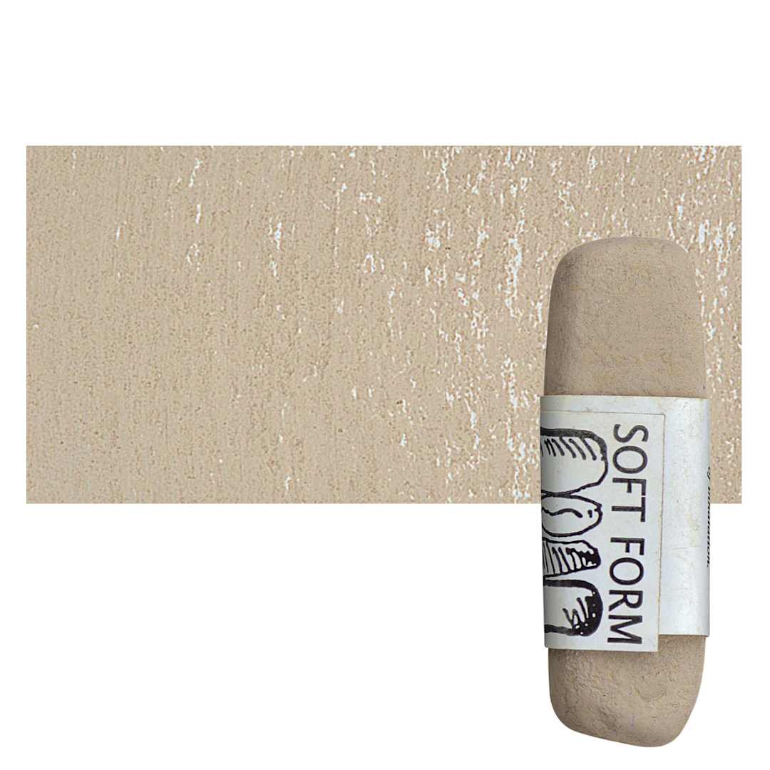 Open in modal - Townsend Artists' Soft Form Pastel - Orange Gray (Light) pastel and swatch